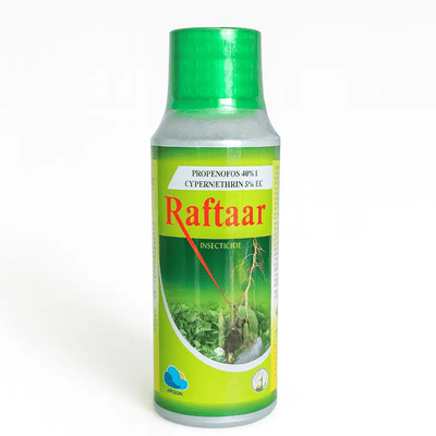 Raftaar - Powerful Dual Action Insecticide (Profenofos 40% + Cypermethrin 5% EC) for Effective Pest Control | Gajanand Agro Center - Gajanand Agro Center